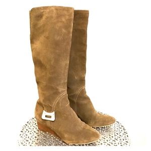 Calvin Klein Tan Knee High Boots